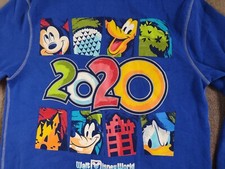 Disney Parks Full Zip Hooded Sweatshirt Adult M 2020 Mickey, Pluto, Goofy Donald