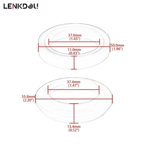 4PCS Fork Oil Dust Seals Kit For Honda CRF230F CBR600F CB900C CB750F CR80R Rebel - Picture 10 of 12