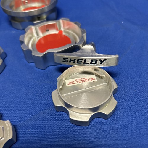 Rare 7 piece Shelby GT500KR Billet Aluminum Engine Cap Set Synthetic oil - Picture 17 of 17