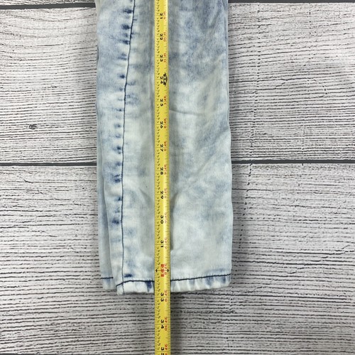 Forever 21 Straight Leg Acid Wash Jeans Women Size 26 Denim Jean Pants Stretch - Picture 9 of 11