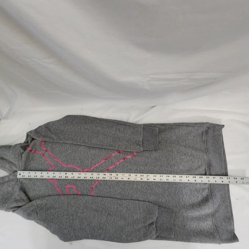 Jordan Sweater Dress Hoodie Sherpa Lined Pullover Pink Logo XL - Picture 6 of 6
