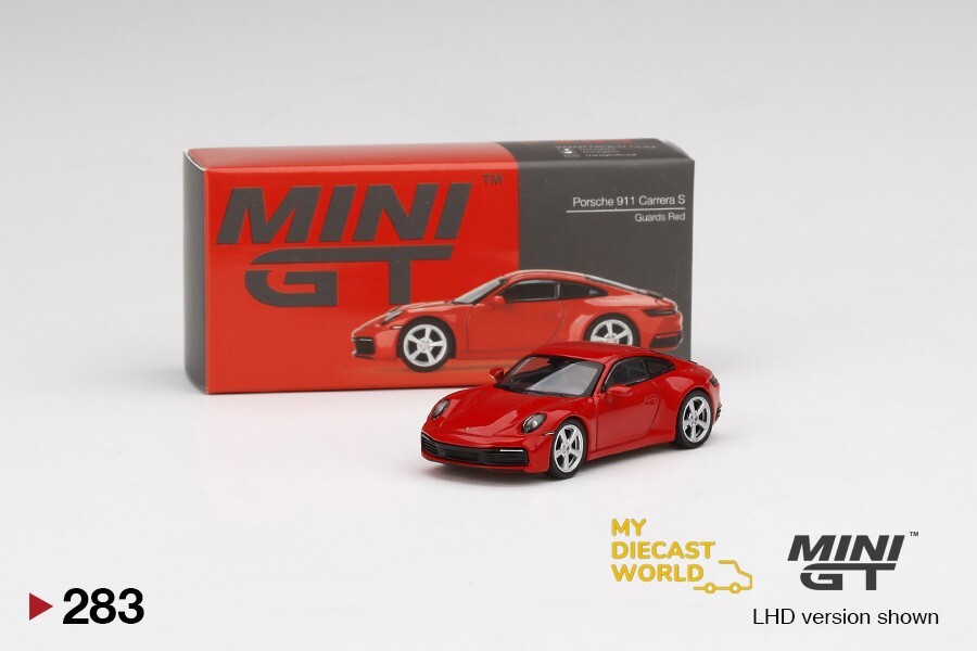 ミニカー MINI GT Porsche 911 Carrera S Guards Red MiniGT Porsche 911 GT2 RS Guards Red Taiwan Exclusive LHD No
