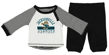 OuterStuff NFL Newborn Team Color Shirt and Pant Set, Jacksonville Jaguars