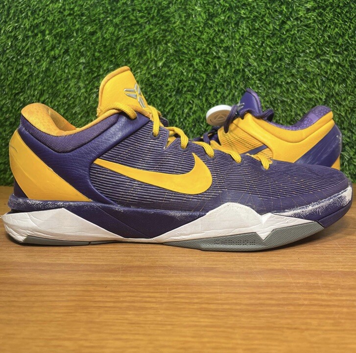 Nike Zoom Kobe 7 VII System Yin & Yang Lakers Purple Size 14
