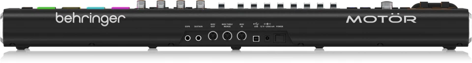 Behringer MOTOR 49 49-Key USB/MIDI Controller Keyboard w/ Touch-Sensitive Pads - Image 2 of 4