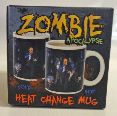 Taza de cambio de calor Zombie Apocalypse Paladone 10 oz. NUEVO Taza Cerámica Envío Gratis