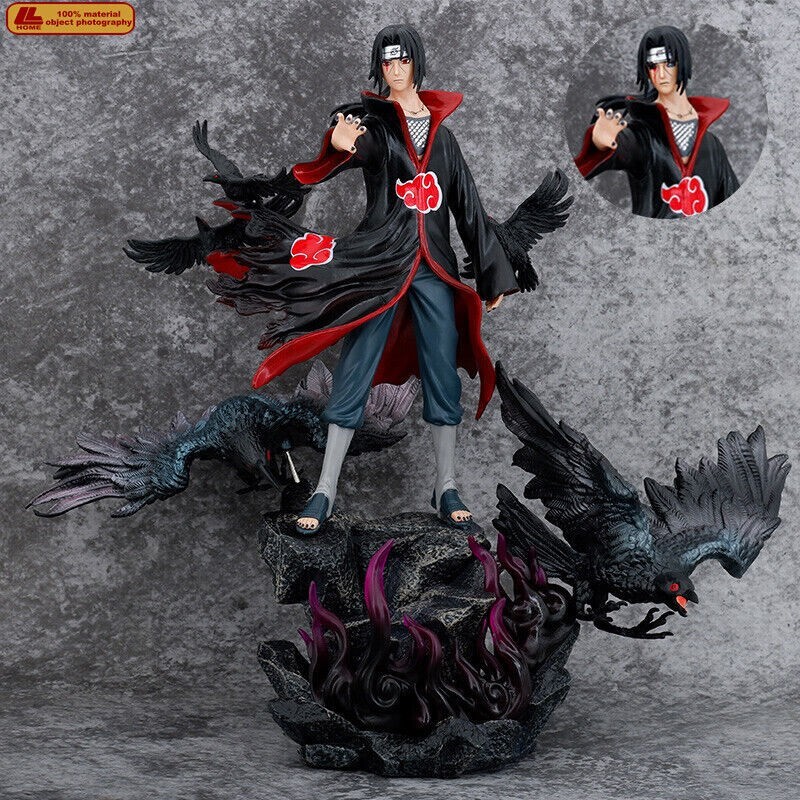 Anime ninja Shippuden Akatsuki Uchiha Itachi Amaterasu Crow