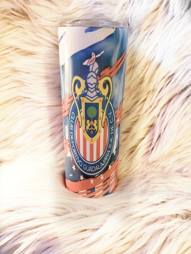Becher 20oz CLUB DEPORTIVO GUADALAJARA CHIVAS RAYADAS REBAÑO SAGRADO Edelstahl - Bild 1 von 2