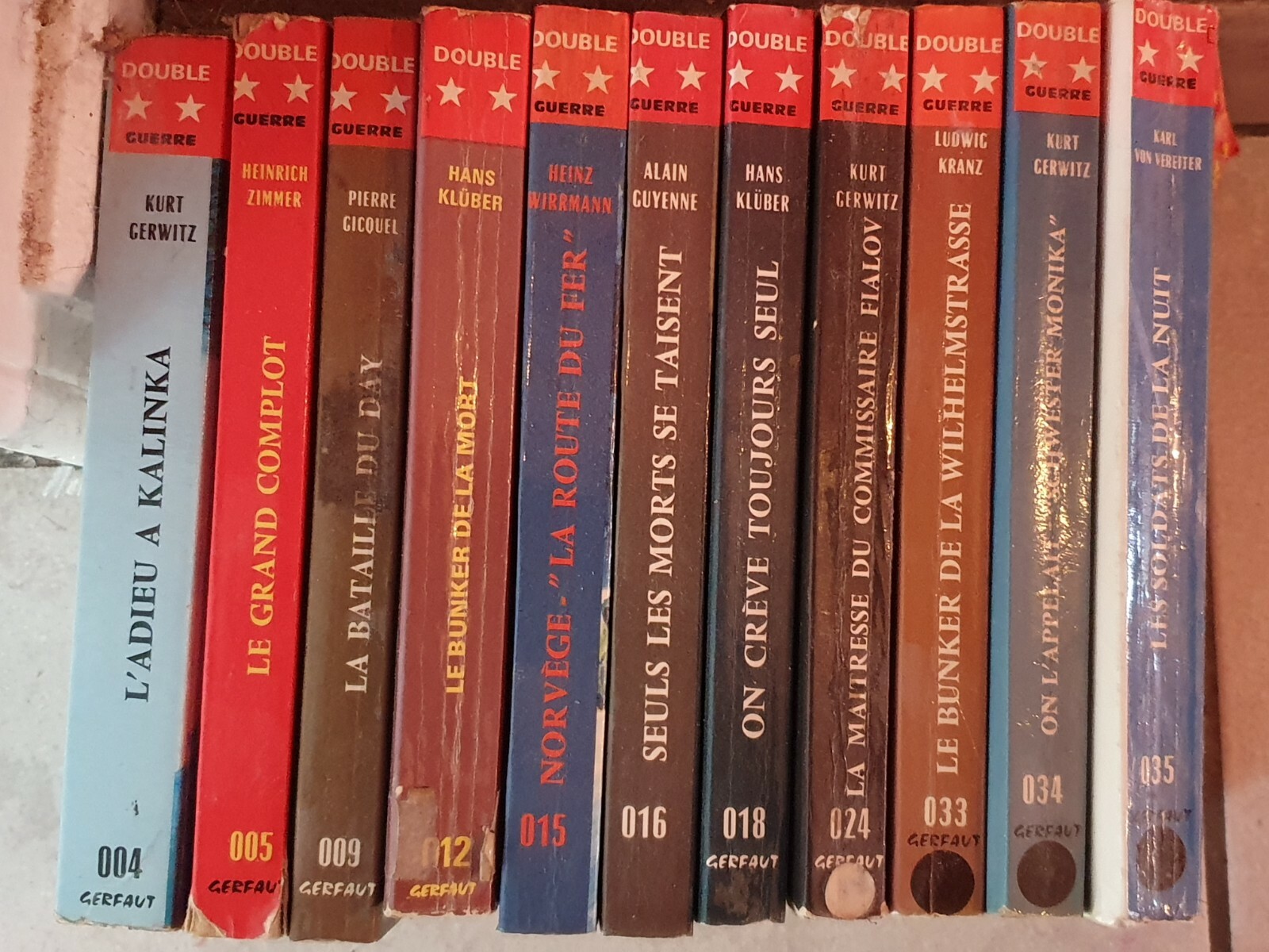 Lot de livres de guerre collection GERFAUT | eBay