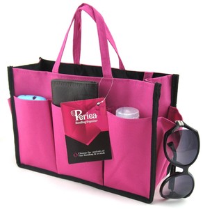 periea handbag organizer insert Periea Handbag Organiser Tidy Organizer Bag Purse Insert Travel Neat Pink Large | eBay