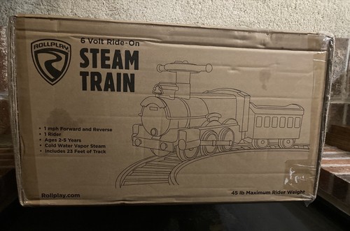 Roll Play Steam Train 6-Volt Battery Ride-On Vehicle Pink 7221ACJ-P *RARE* NIB - Picture 9 of 16
