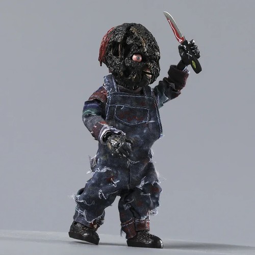 Figura de acción NECA Child's Play Charred Chucky Scream Factory edición limitada - Imagen 18 de 28