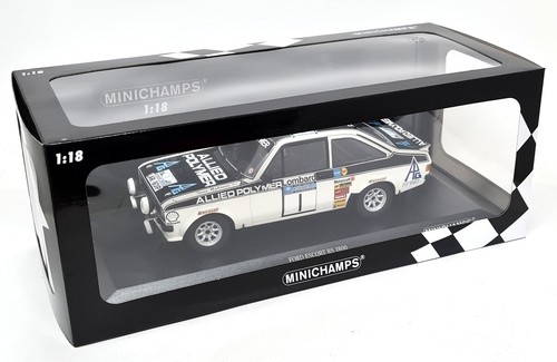 Minichamps 1/18 Ford Escort MK2 RS 1800 Winners Lombard RAC Rally 1975 Model Car - Picture 2 of 16