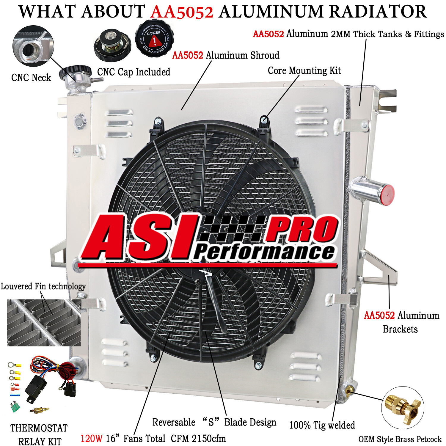 3-CORE RADIATOR w/FAN FITS 98-11 FORD EXPLORER RANGER MAZDA B3000 B4000 3.0 4.0L