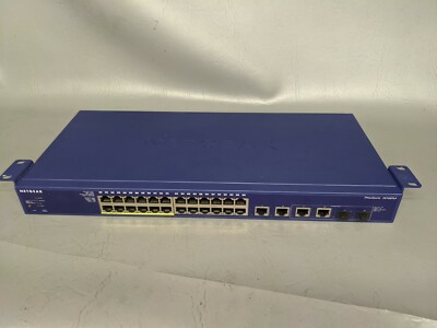 Netgear Prosafe FS728TLP 24-Port Smart Switch W/ Rack Mount (E7)