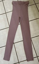 FABLETICS Mauve RESTOREKNIT High-Waisted Tencel Ribbed Knit Leggings Sz S