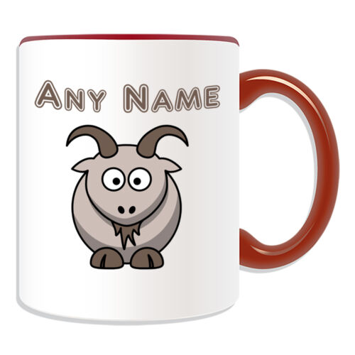 Regalo personalizzato tazza capra salvadanaio tazza nome messaggio tè caffè sciocco pecora ariete - Foto 4 di 20