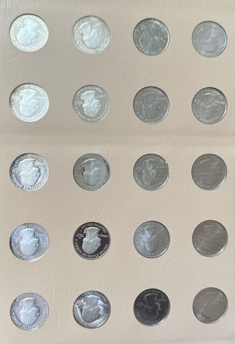 Complete Washington Quarters ATB National Park 2010-2015 Many Toned - Picture 6 of 12