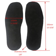 1 Pair DIY Stick On Full Soles Heel Palm Shoe Repair Anti-Slip Grip-rubber Pads