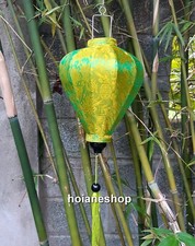Set 4 pcs of 35cm Vietnamese garlic silk lanterns for garden party decoration