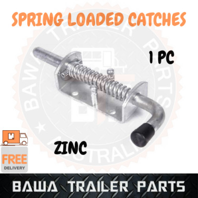 1 x SPRING LOADED CATCH ZINC WITH HOLD ON FACILITY! 4WD! CARAVAN ...