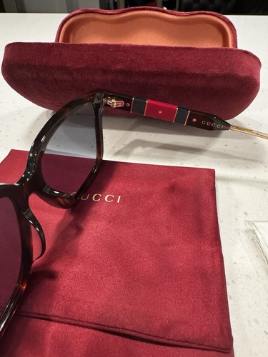 Gucci Web GG0599SA Sunglasses HAVANA BLUE BRAND NEW - Bild 9 von 11