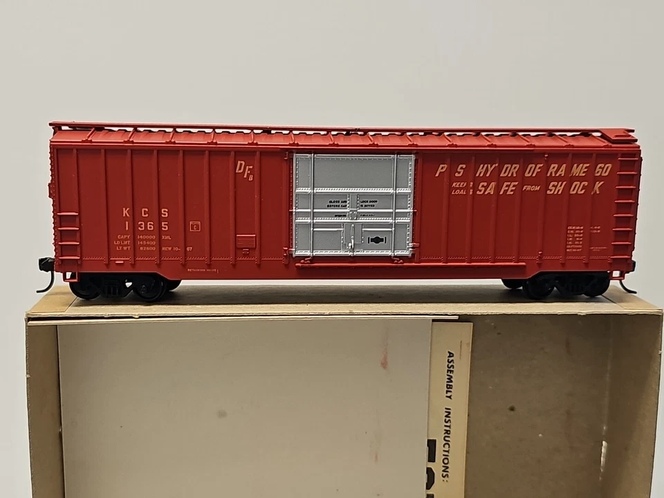 Athearn 1346 K C S Side Braced 50 Ft Box Car Assembled Mint Condition Free Ship. - Image 2 of 4