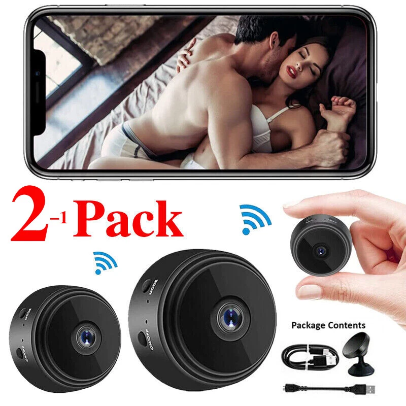 WiFi Wireless Camera Mini Security Camera Nanny Cam Audio Live Feed  IOS/Android