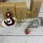 4 Avon Christmas Gift Collection Ornaments Lot Euc