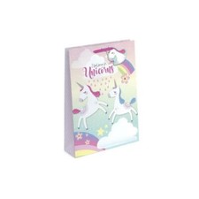 Sac cadeau moyen motif licorne