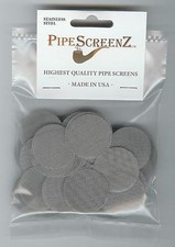 (1 1/4") 100+ Count Stainless Steel Pipe Screens 1.25" (31.75 mm) Made in USA!