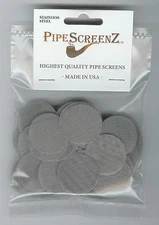 (1 1/4") 100+ Count Stainless Steel Pipe Screens 1.25" (31.75 mm) Made in USA!