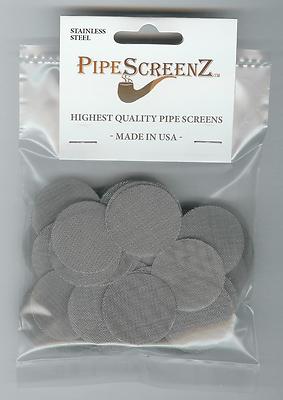 Up In Smoke Pipe Screens 32 Mm – 10 Stück Edelstahl Rohrfilter, Hergestellt In USA