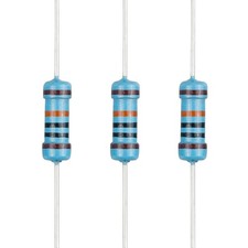 100pcs 100K ohm Resistor 1/2w 0.5Watt 1 Tolerance Metal Film Fixed Resi