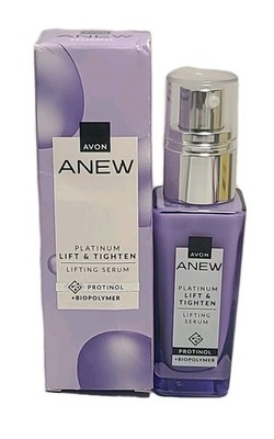 1 × Avon Anew PLATINUM   LIFT & TIGHTEN SERUM 30 mL, Lifts, Smooths and Contours