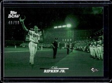 2024 Topps Black & White Cal Ripken Jr. Green #/99 Orioles