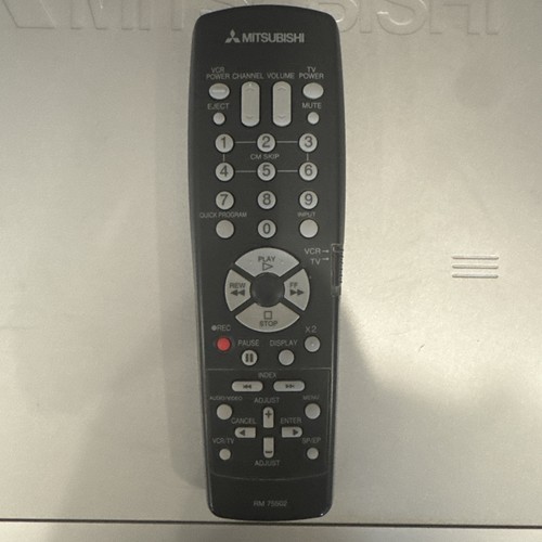 Mitsubishi HS-U449 VHS VCR 4 Heads Precision Turbo - W/Remote - Tested Works - Picture 6 of 12