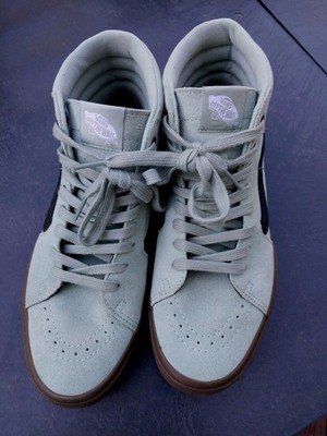 Vans BMX Sk8 Sneakers Hi Gum Gray Olive VN000D3QEMW New Rare Men Shoes Size 8 