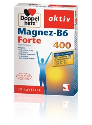 DOPPELHERZ AKTIV MAGNESIUM B6 forte 400 30 tablets - Image 3