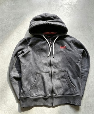 Superdry Vintage Y2K Zip Hoodie Blue Men s XL Fits L
