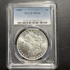 1885 Morgan Dollar PCGS Certified MS64