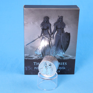 Germania Mint Polonia & Germania 2022 10 oz 999 9 argento 50 marchi FDC con scatola originale