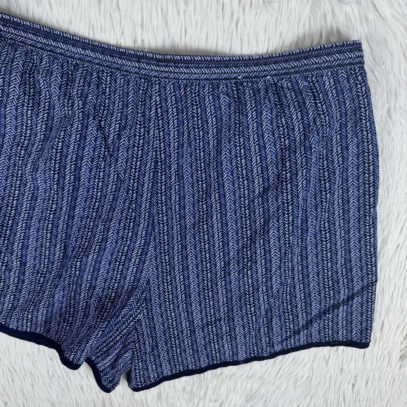 Gap 1969 Blue White Pattern Pull-On Drawstring Ca… - image 23