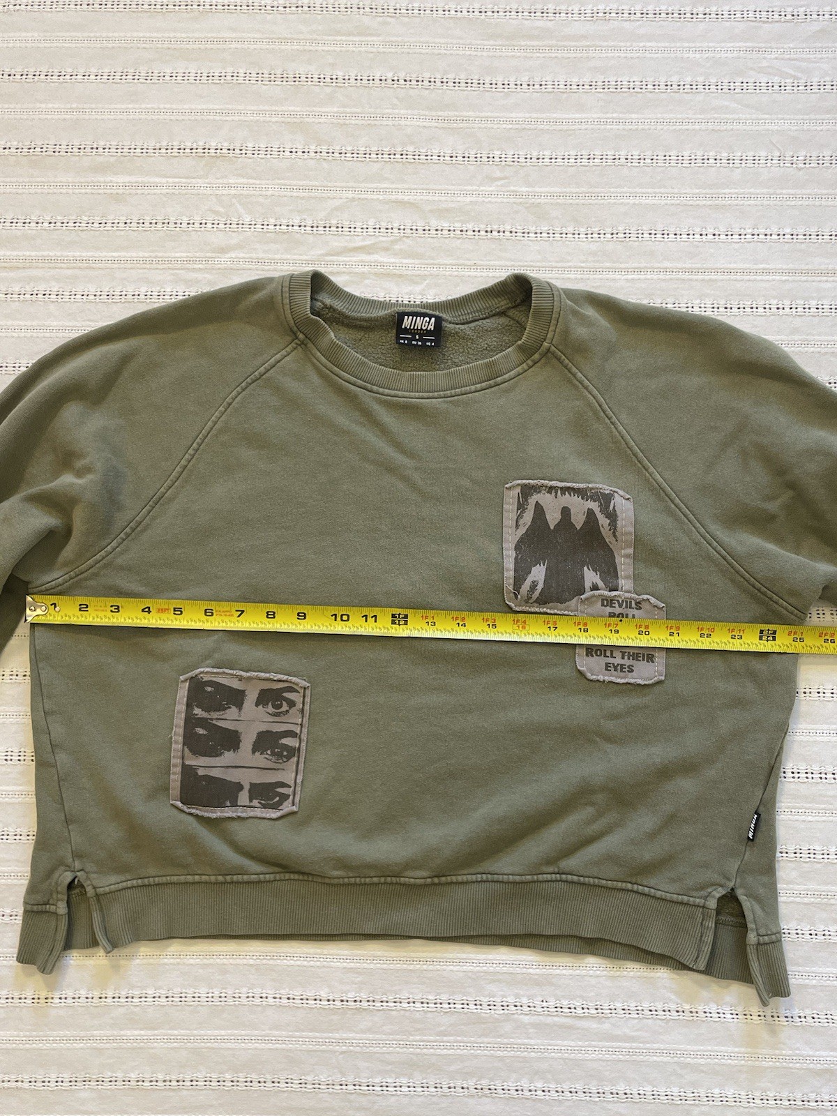 Minga London Patchwork Oversized Boxy Sweatshirt.… - image 11