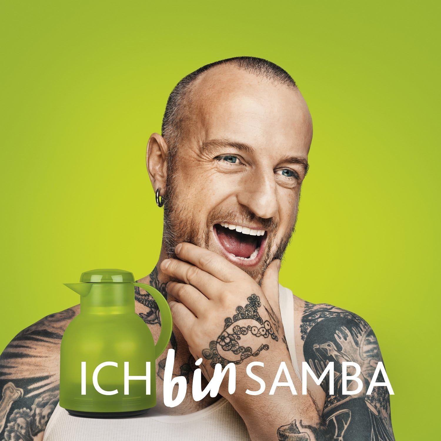 Caraffa Termica Emsa Samba 1 Litro Rosso - Stile e Funzionalità - 2