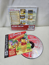 Disney's Winnie the Pooh Kindergarten -Sony PlayStation PS1- CIB Tested Game
