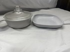 Set Of Four French White Corning Ware Information In Picture — photo 4