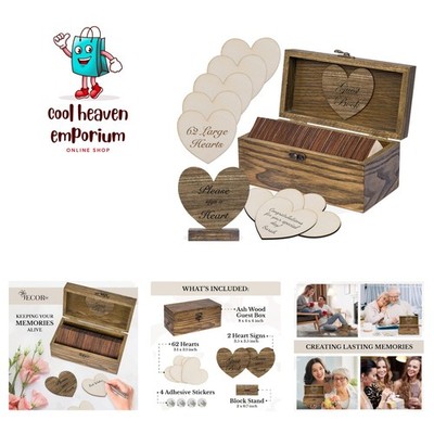 Wedding Guest Book Alternative with Sign - Guest Book Wedding Reception - Sig...