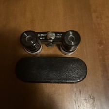 Antique Gold Crest J 8142 Opera Glasses W Mother Of Pearl And Original Case