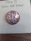 1944 D Walking Liberty Half Dollar 90% Silver
